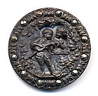 French Metal Button