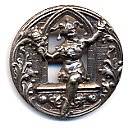 French Metal Button