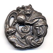 French Metal Button
