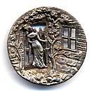 French Metal Button