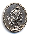 French Metal Button