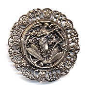 French Metal Button