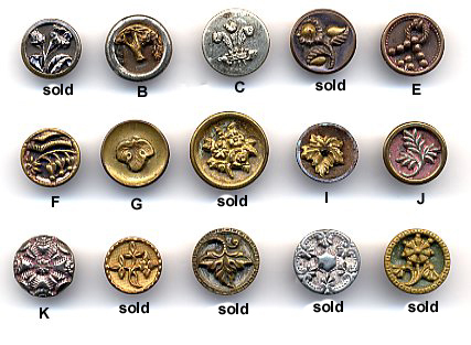 Antique Metal Buttons