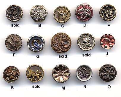 Antique Metal Buttons