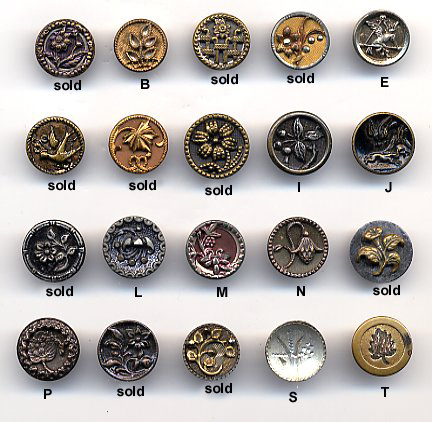 Antique Metal Buttons
