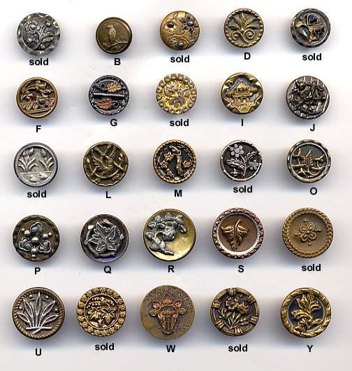 Antique Metal Buttons