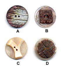 Antique Pearl Buttons