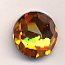 Crystal Button - Topaz