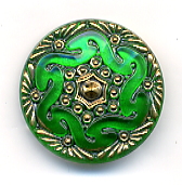 Lacy Glass Button