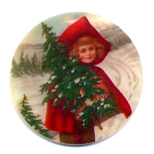 MOP - Girl w/Christmas Tree