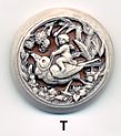 Art Stone Cherub on Bird