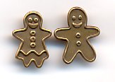 2 Gingerbread Buttons