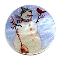 MOP - Snowman w/Cardinal