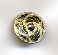 Antique Enamel Button