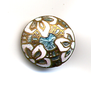 Antique Enamel Button