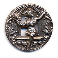 French Metal Button