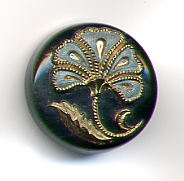 Antique Glass Button