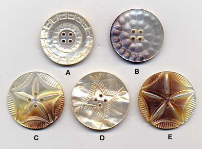 Antique Pearl Buttons - B Only