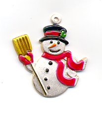 Snowman w/Broom