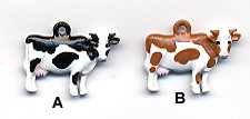 Cow Charm - Black