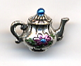 Teapot Charm - Silver