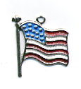 American Flag Charm