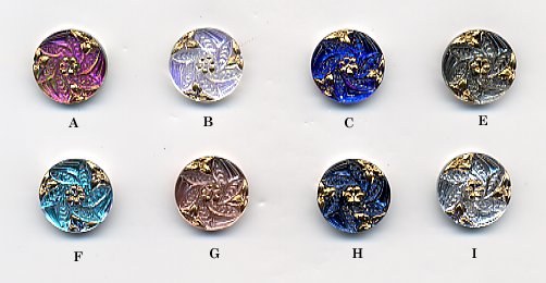 Cabochon - Gold Luster