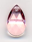 Pendant - Lt. Rose Crystal