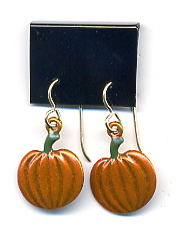 Pumpkin Earrings