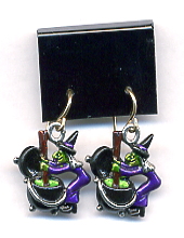 Witches Cauldron Earrings