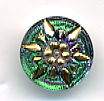 Czech Glass Button