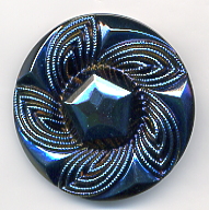 Czech Glass Button