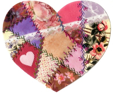 Large Heart Pattern - Stitched