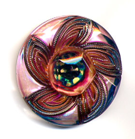 Specialty Lacy Glass Button