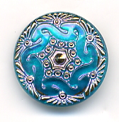 Lacy Glass Button