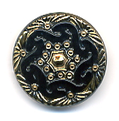 Lacy Glass Button