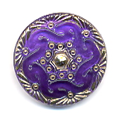 Lacy Glass Button