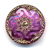 Lacy Glass Button