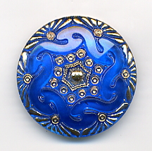 Lacy Glass Button