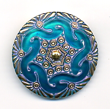 Lacy Glass Button