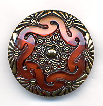 Lacy Glass Button