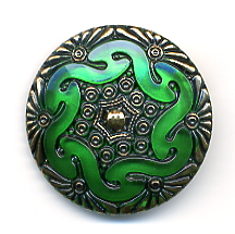 Lacy Glass Button