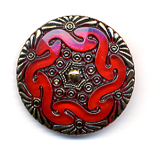 Lacy Glass Button