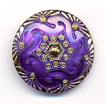 Lacy Glass Button