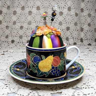 Tea Cup Pincushion