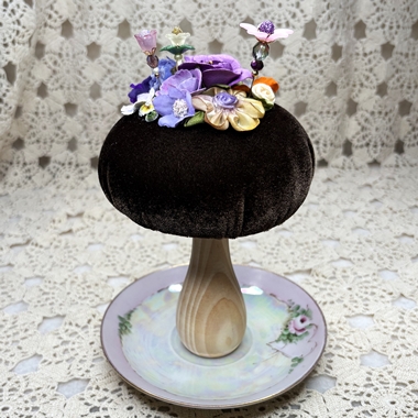 Mushroom Pincushion Display