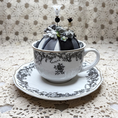 Tea Cup Pincushion