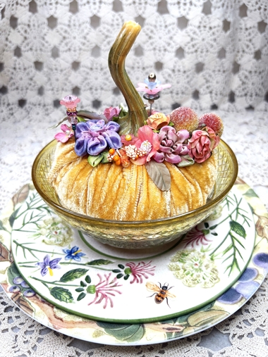 Pumpkin Pincushion Display