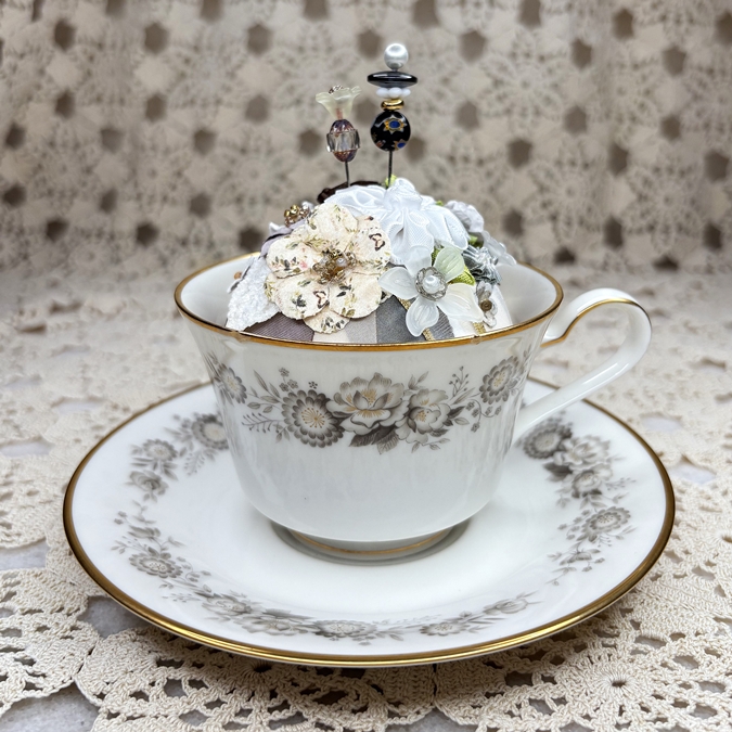 Tea Cup Pincushion