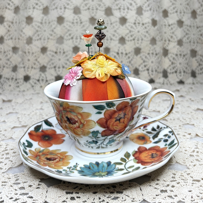Tea Cup Pincushion